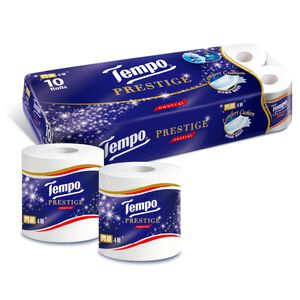 [箱購]Tempo閃鑽4層無香捲筒衛生紙120張 x 10 x 6袋(箱購依實際收貨為主，無法保證原封箱出貨)