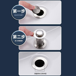 Upgraded copper core (short) flush-start sink stopper, , large