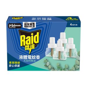 雷達液體電蚊香重裝超值組-尤加利精油41mlx4
