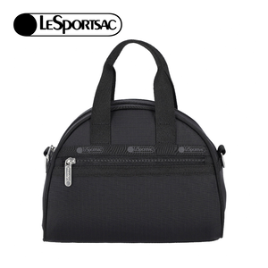 Lesportsac Round Small Satchel 手提肩背兩用包 側背包 手拿包 手提袋 半圓包 送禮 推薦(永恆黑)