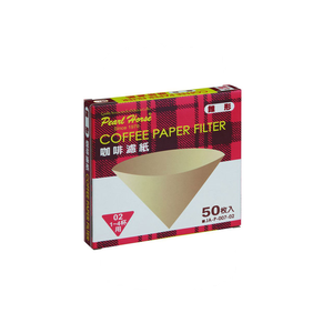 PEARL HORSE Cone Coffee Filters &ndash; 2&ndash;4 Cup, 50 Sheets | Unbleached, Natural Paper &ndash; JA-P-007-02