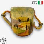 【SOLO Vintage】Modigliani Italian Pottery 350ml Mug Water Cup Coffee Cup Evening Shade Series Handmade Made in Italy, , large