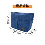 鋁箔便當袋 棉麻便當袋 保冷袋 便當袋 9L【享旅】【Ho覓好物】JP2541 保冰袋 保溫袋 野餐袋 JP2541, , large