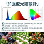 【君沛植物燈】LED植物燈 LED50W薄型植物燈板 50瓦吊掛式植物燈 加強型光譜 強化植物莖葉發展 植物成長專用燈, , large