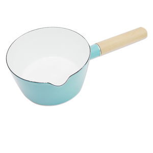 仙德曼琺瑯單柄牛奶鍋-15cm/1.1L-天空藍-1支