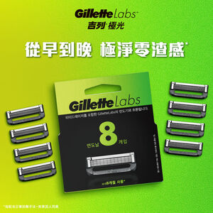 吉列 極光刮鬍刀頭8刀入