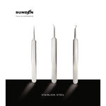 Blackhead Remover Tools, Professional Stainless Steel Extractor Kit, Acne Pimple Popper, Whitehead Tweezers, Acne Tweezer, SUNDEN SD1640-SD1642, , large
