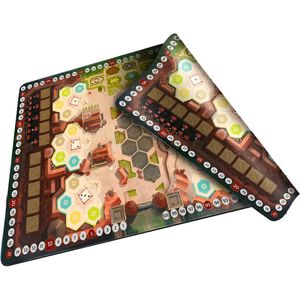 【Asmodee】勃根地城堡 特別典藏版 大型遊戲膠墊｜千錘百鍊的典藏質感｜Castles of Burgundy｜牌墊