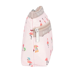 Lesportsac Cosmetic Clutch 雙層拉鍊化妝包 收納袋 盥洗包 女包(紅鶴海島派對), , large