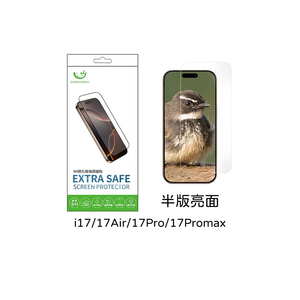 【山水之寶】iPhone17/Air/17Pro/max/16Pro/Max保護貼 ExtraSafe 半版亮面 9H鋼化玻璃貼