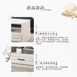 【Hampton 漢汀堡】佐森4尺岩板四抽大茶几, , large