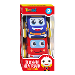 [風車圖書] FOOD超人寶寶布製迴力玩具車(消防車、警車), , large