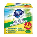 超能植萃潔衣皂220g*3, , large