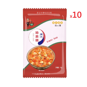 躍進【台灣蘇伯Soup】 韓式泡菜湯10克*10包/組 即沖即飲 湯包 常温