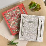 【Lesser&Pavey】威廉莫里斯/筆記本/記事本/A5筆記本/日記本/A5線圈本/線圈筆記本/橫線筆記本/商務記事本/橫線本/精裝筆記本, , large
