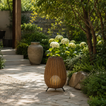 【H&R安室家】40X62手工藤編 戶外景觀燈 氣氛落地燈HR23162, , large