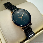 [星晴錶業]ANNE KLEIN手錶,32mm,AN00393墨綠色錶面玫瑰金錶殼墨綠色陶瓷錶帶款, , large