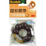 3M 810BD日系甜甜圈膠台(多色)巧克力, , large