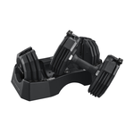 【BYZOOM FITNESS】Classic Series 25kg (55LB) 15段重量 可調式啞鈴(黑), , large