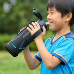 【日本孔雀Peacock】運動家族 一鍵彈開吸管杯 316不鏽鋼保溫杯水壺900ML(附杯套+背帶), , large