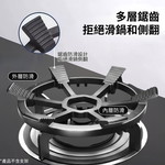 Anti-slip 6-claw gas stove support + milk pot support (compatible with 4/5 claws), , large