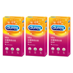 Durex杜蕾斯 綜合裝衛生套 6入x3盒, , large
