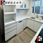 【KW廚房世界】系統廚具 簡約系 近吸排油煙機  客製化 廚櫃 BOSCH感應爐  流理台, , large