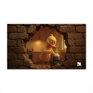 【Monster】 3D Scene Desk Mat (60x34cm) &ndash; Angry Duck