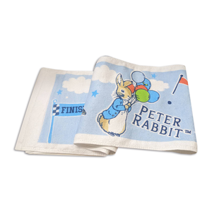 【PETER RABBIT 比得兔】純棉運動長巾301剪絨印花棉巾買一送一 (台灣MIT運動巾)