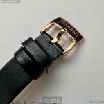 [星晴錶業]SWAROVSKI手錶,34mm,SW00021黑色錶面玫瑰金錶殼深黑色真皮皮革錶帶款, , large