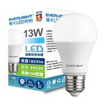 Everlight 13W LED Lamp, 白光, large