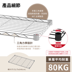 【KIWISH】75X46系列鎖管層架 二/三/四/五/六層 收納架 置物架 鐵力士架 波浪架 收納櫃 架子 鐵架 層架, , large
