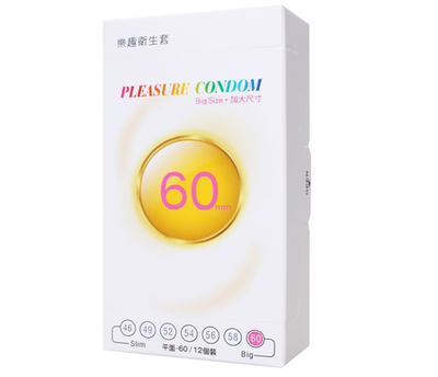 【樂趣】超薄超大型保險套 60mm 12片裝衛生套