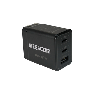 【MEGACOM】ME-1011 67w 1A2C GaN 三孔快充充電座