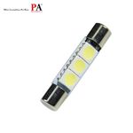 【PA LED】Ford Kuga 保險絲型 28MM 29MM 3晶 SMD LED 白光 暖白光 藍光 化妝燈, , large