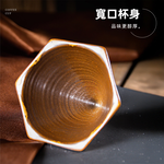 【上手家居】六角陶瓷咖啡杯-170ml 釉綠170ml(咖啡杯/陶瓷馬克杯/拿鐵杯/咖啡杯組/咖啡馬克杯), , large