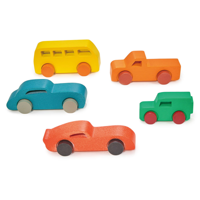 Mentari 繽紛經典車隊(木製玩具/玩具車)