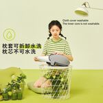 <覺輕鬆官方授權正貨>【青鳥家居】0鴨梨記憶棉腰靠坐墊2件組/2色 (限宅配) 靠墊 減壓坐墊 辦公室必備 腰墊 可拆洗, , large