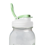 Ball&reg; 16oz/480ml 窄口梅森罐飲料隨行杯-螢光白窄口 reCAP Mason Jars Lid POUR cap 全新升級防漏/飲料隨行杯/提把蓋/飲料蓋/冷水壺, , large