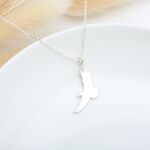 【Angel & Me】Soaring Eagle s925 sterling silver necklace Birthday gift, , large