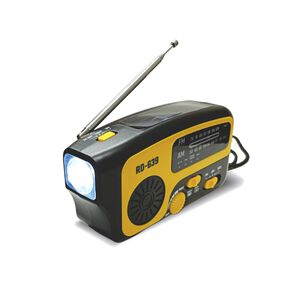 LED防災用多功能手搖充電式手電筒 (RD639) 手轉發電 緊急照明 防災包 居家安全