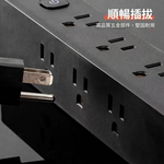 長型延長線【黑/1.5米/1開9插】, , large