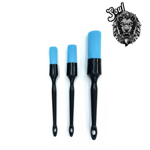 【Soul】VAP耐酸鹼細節刷 3支組 專業洗車工具 鋼圈刷 引擎室清潔 輪框刷 汽車美容 縫隙刷 細節刷