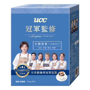 UCC冠軍監修⽢醇橙香濾掛式咖啡10gx10