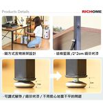 工作桌 電腦桌 工作桌 書桌 層架 DE291, 胡桃色, large