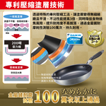 【日本竹原】日本製霞星空銀IH不沾平底鍋28cm(含蓋)可用金屬鏟/不挑爐具, , large