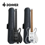 DONNER HUSH-X LIVE 電吉他 黑色/白色【敦煌樂器】, , large