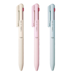 【 Pentel 飛龍 】 Calme靜暮 三色輕油性筆-黑+紅+藍 0.35mm /支 XBXAC33  -  多款可選, , large