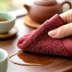 [凱美棉業] 台灣製造 100%純棉 經典茶席專用方巾 / 泡茶抹布（34&times;34cm）, , large