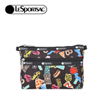 Lesportsac Cosmetic Clutch 雙層拉鍊化妝包 收納袋 盥洗包 女包(紐約城市)L262-7105P-HG79, , large